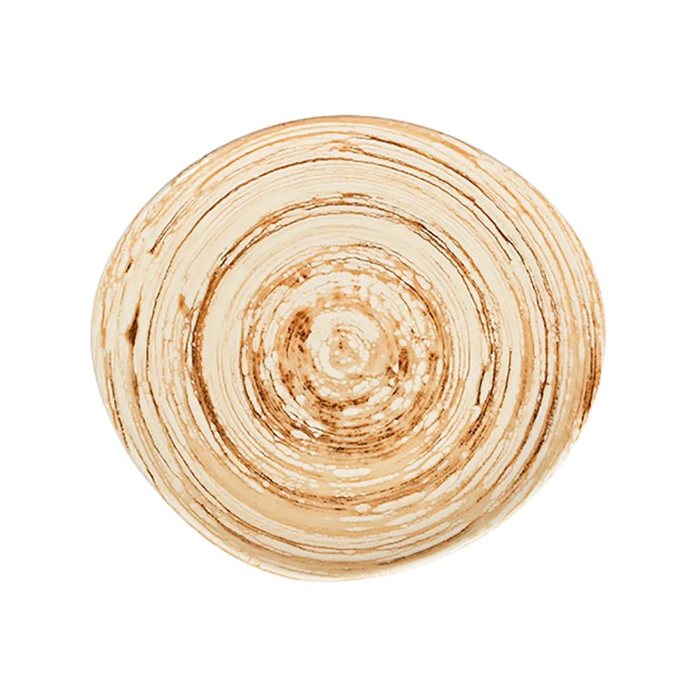 ID Fine Swirl Mustard Pebble Flat Plate 27 cm