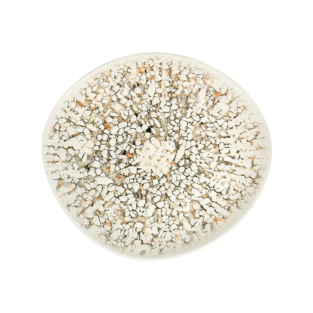ID Fine Mosaic Sand Pebble Flat Plate 27 cm