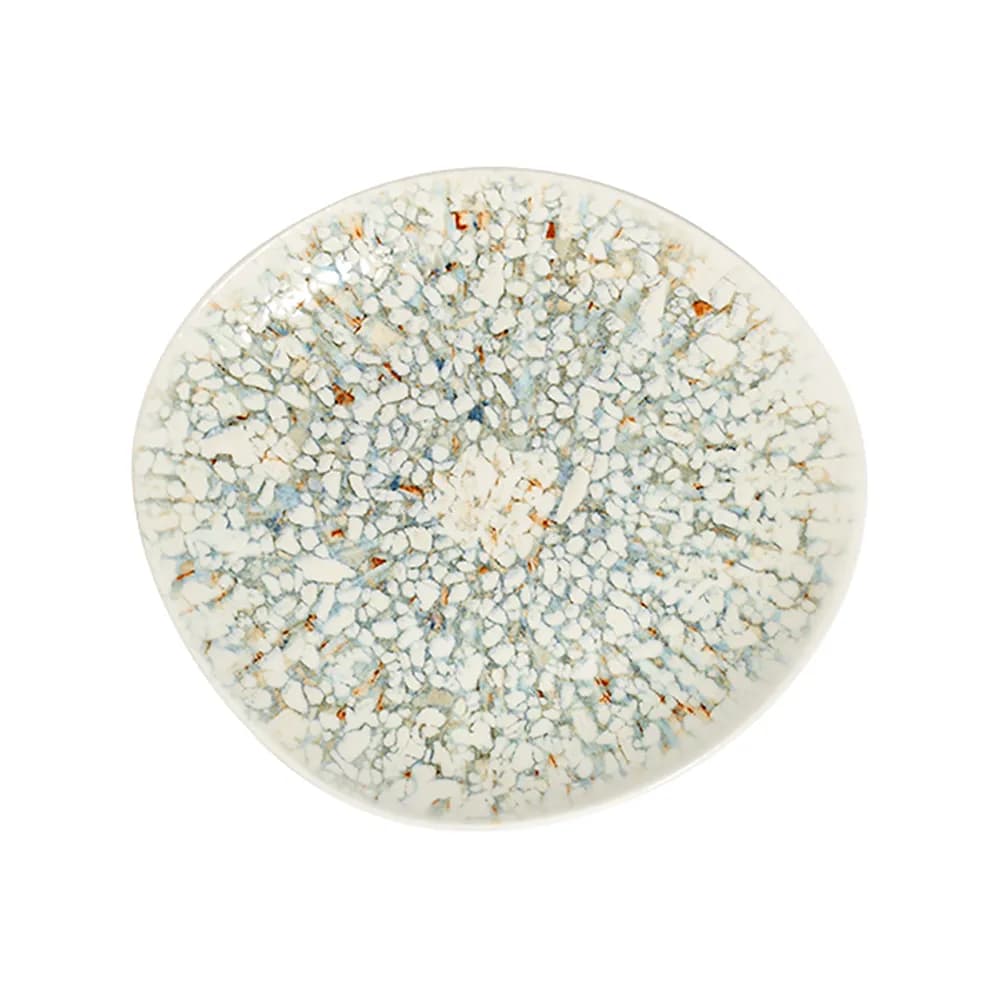 ID Fine Mosaic Turquoise Pebble Flat Plate 27 cm