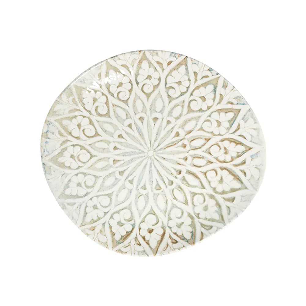 ID Fine Granada Sand Pebble Flat Plate 27 cm