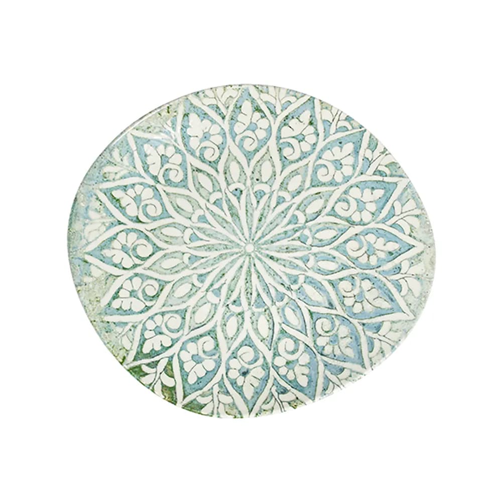 ID Fine Granada Turquoise Pebble Flat Plate 27 cm