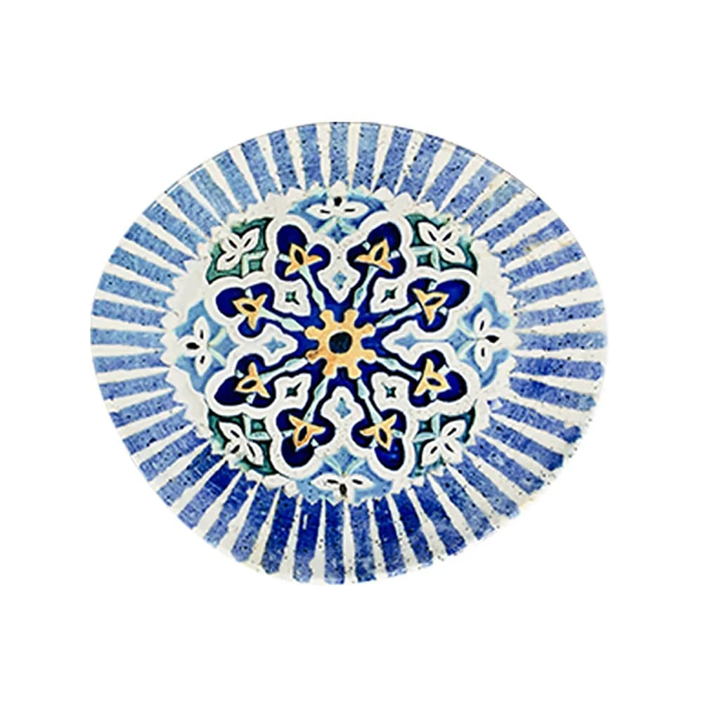 ID Fine Cordoba Blue Pebble Flat Plate 27 cm