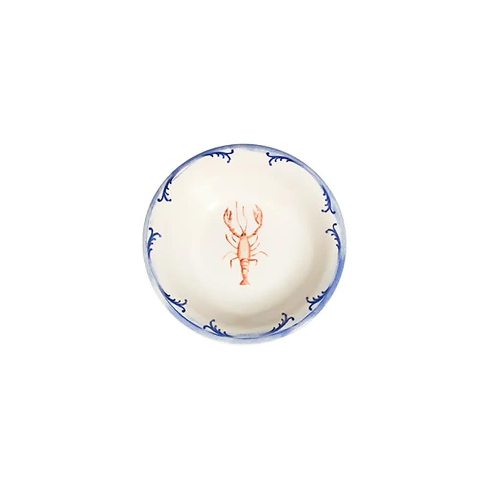 ID Fine Lobster Blue Tuval Bowl 15 cm 340 cc