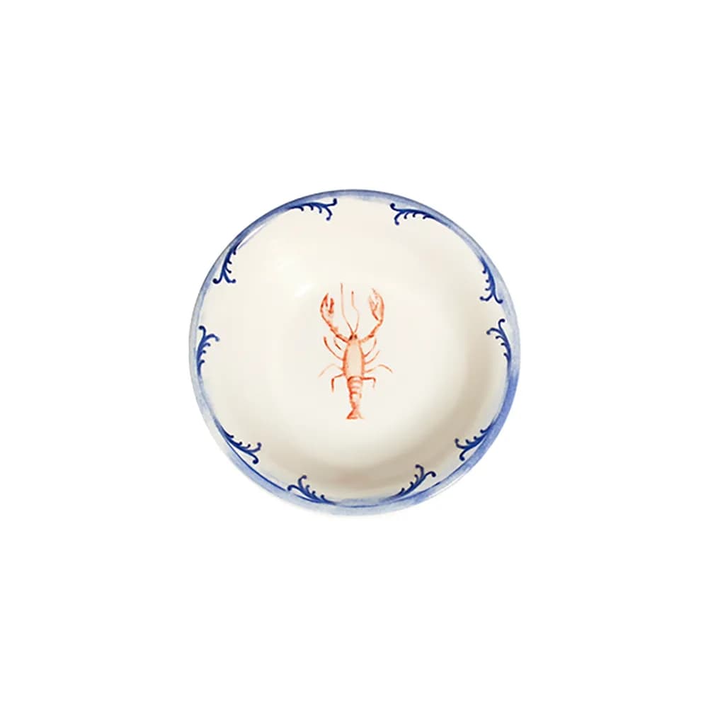 ID Fine Lobster Blue Tuval Bowl 17 cm 500 cc