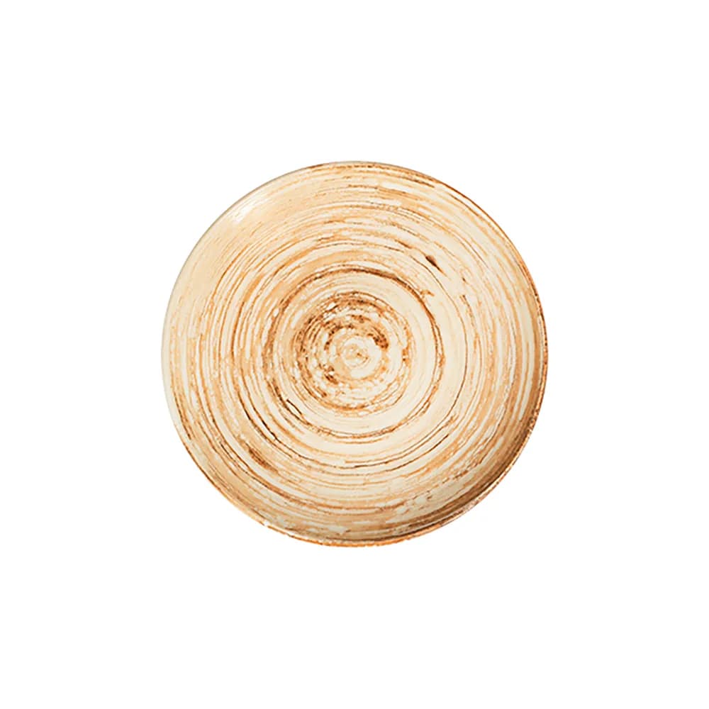 ID Fine Swirl Mustard Tuval Deep Plate 20 cm 550 cc