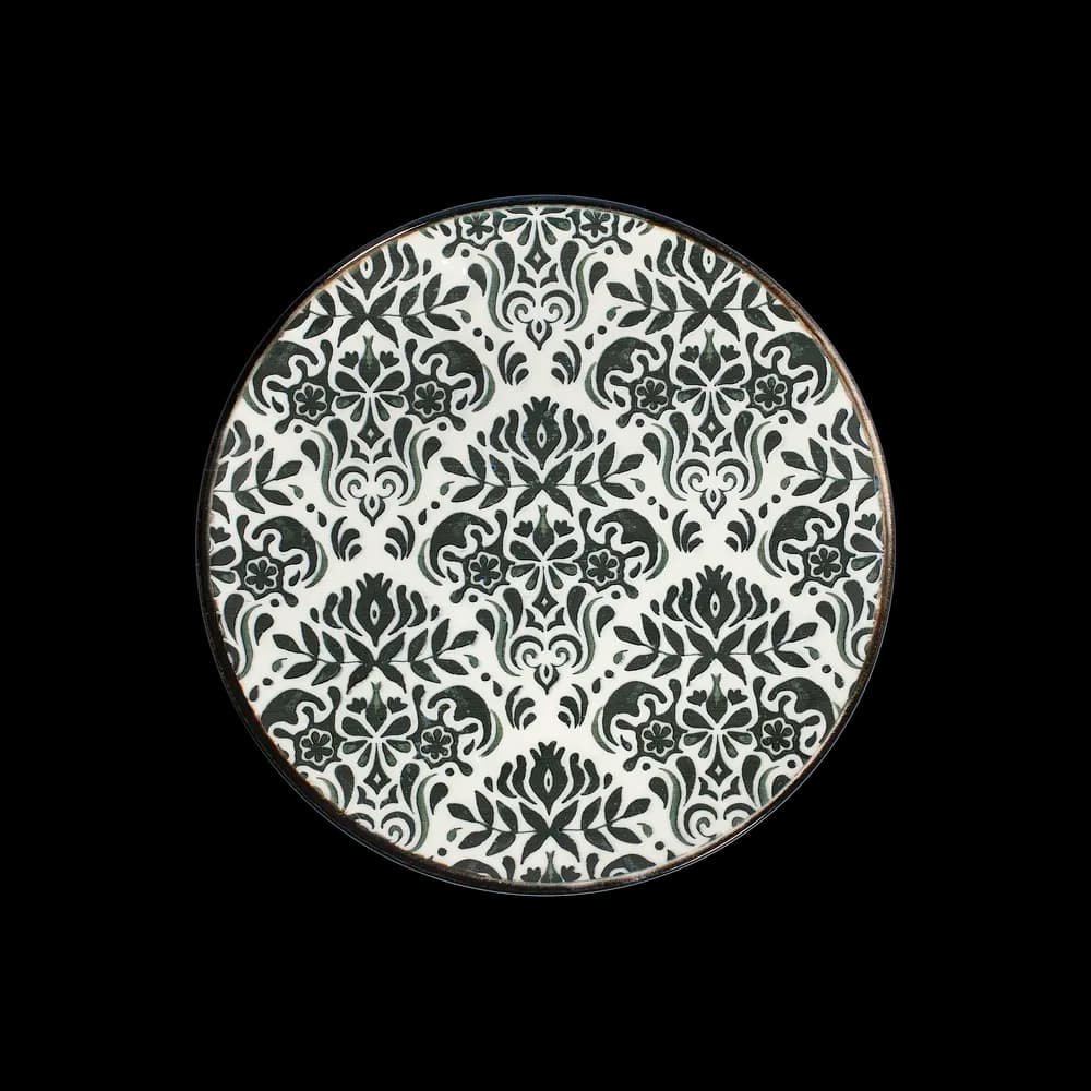 ID Fine Toledo Green Tuval Deep Plate 20 cm 550 cc