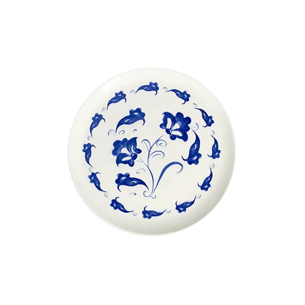 ID Fine Eden Blue Tuval Deep Plate 20 cm