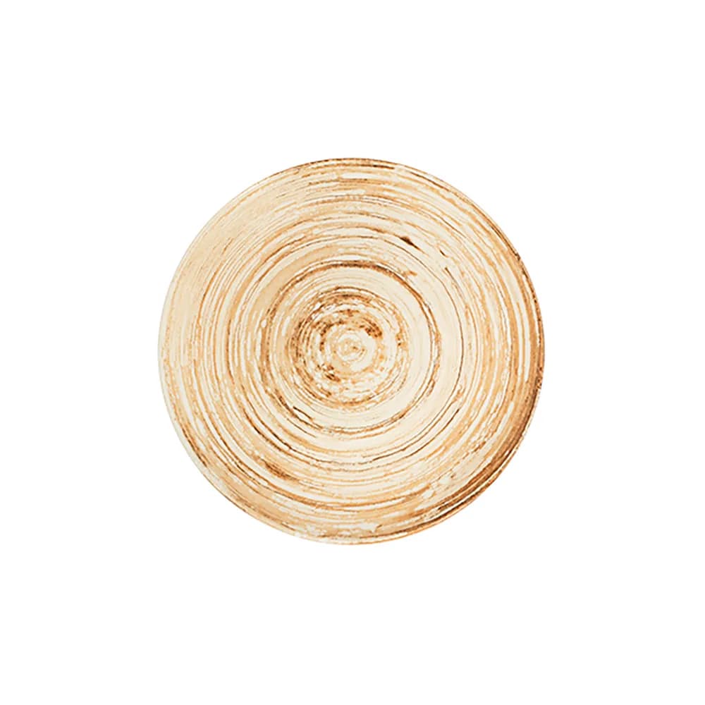 ID Fine Swirl Mustard Tuval Flat Plate 20 cm