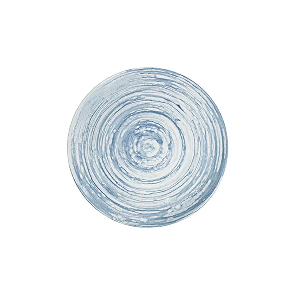 ID Fine Swirl Blue Tuval Flat Plate 20 cm