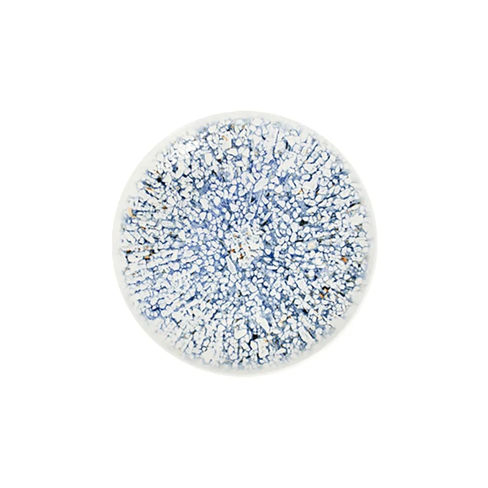 ID Fine Mosaic Blue Tuval Flat Plate 20 cm