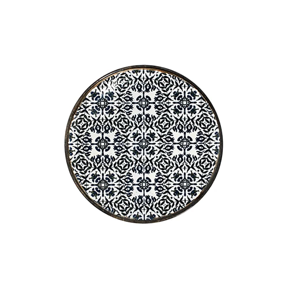 ID Fine Seville Navy Tuval Flat Plate 20 cm