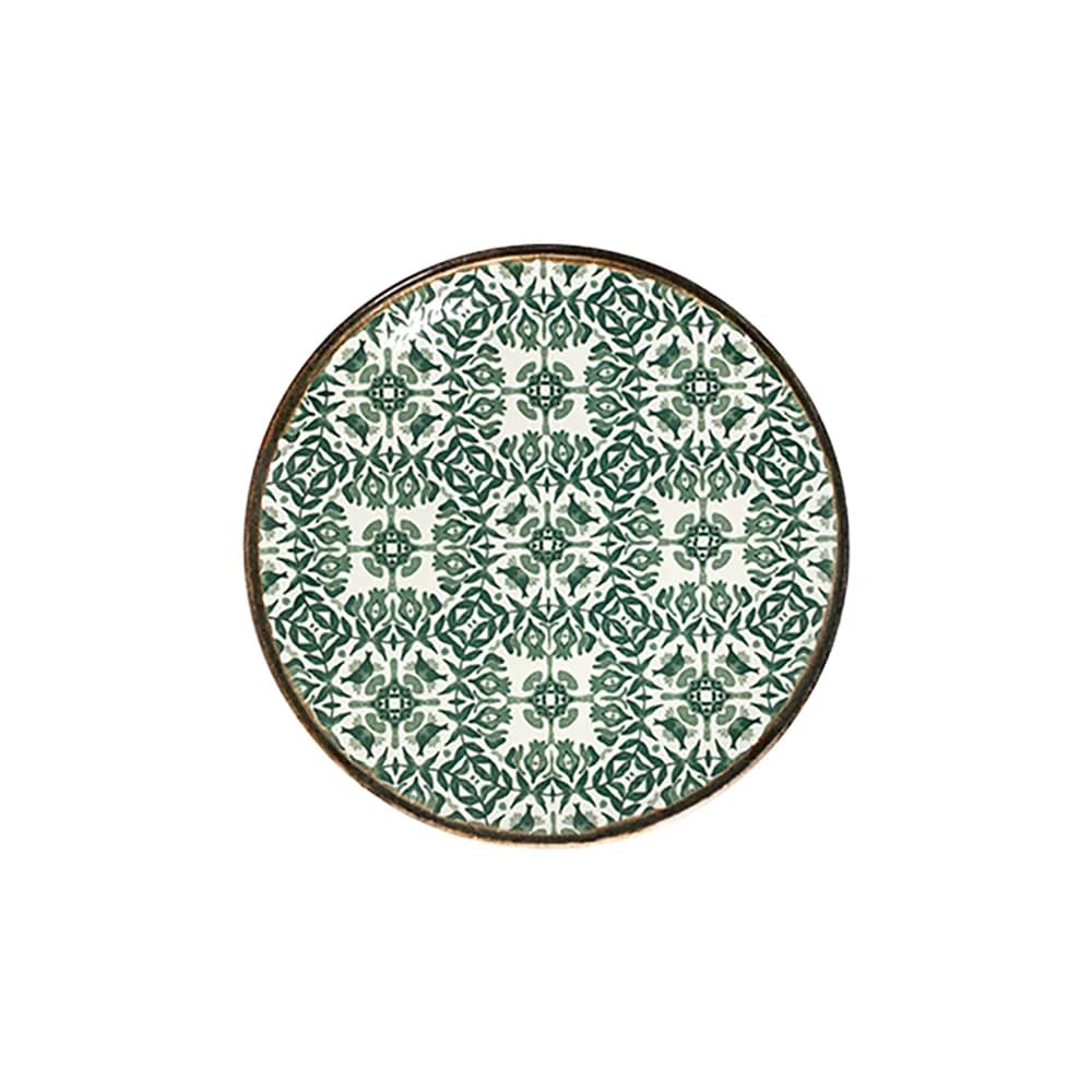 ID Fine Seville Green Tuval Flat Plate 20 cm