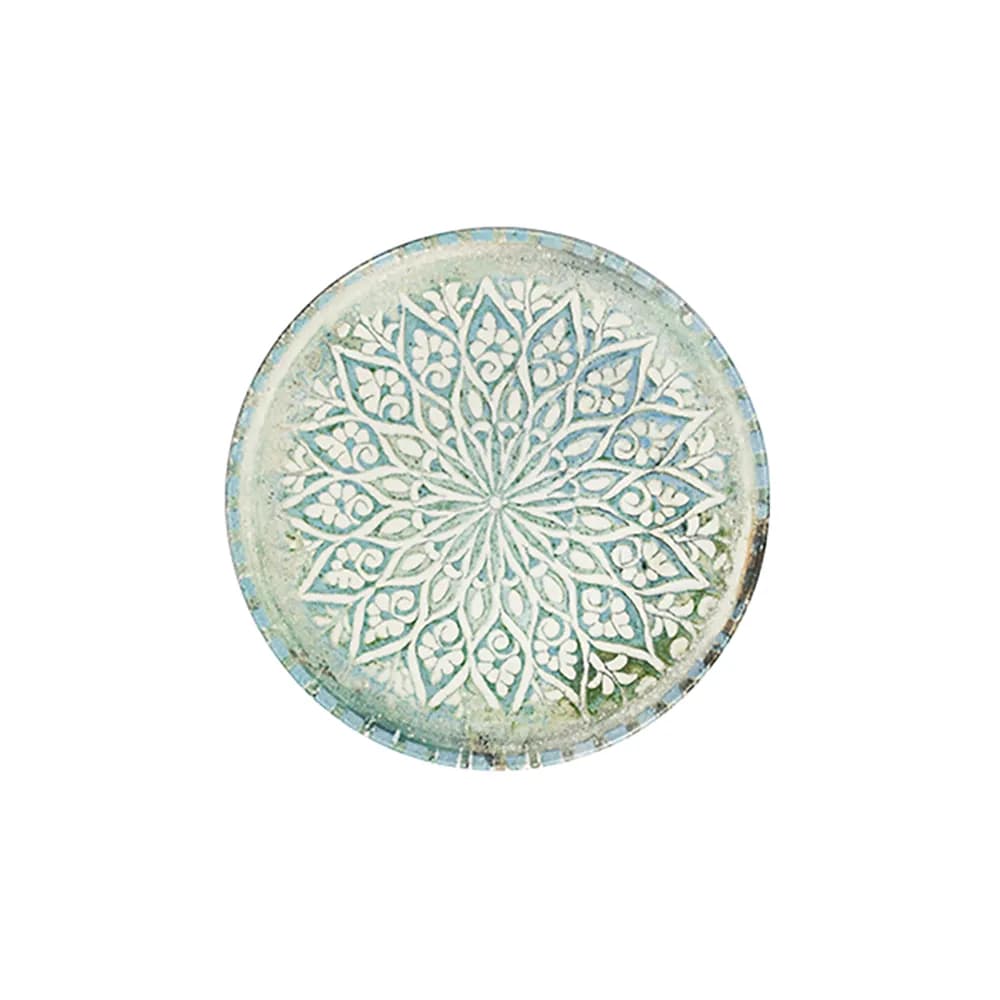 ID Fine Granada Turquoise Tuval Flat Plate 20 cm