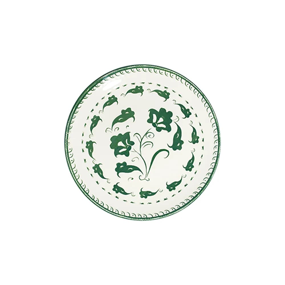 ID Fine Eden Green Tuval Flat Plate 20 cm
