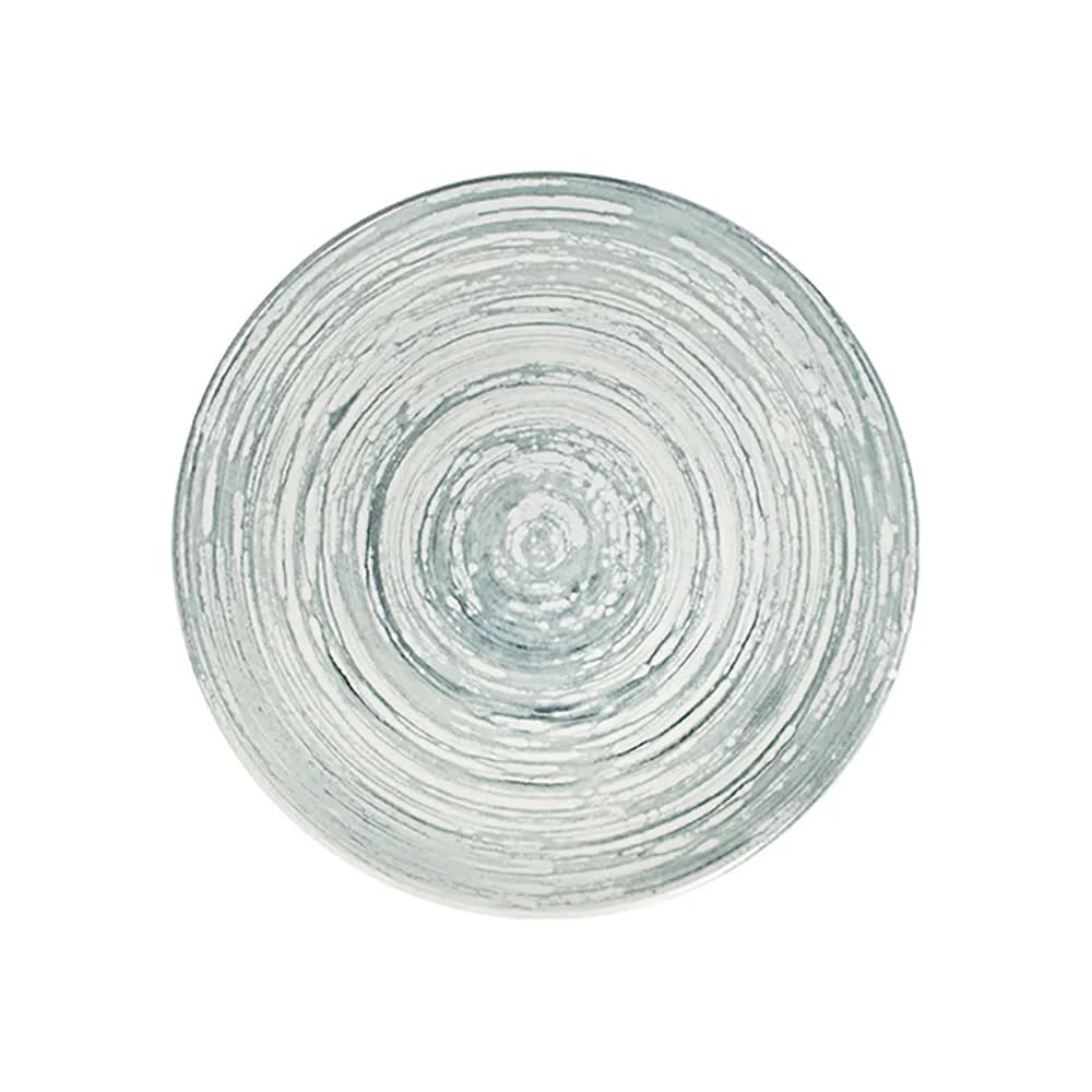 ID Fine Swirl Grey Tuval Flat Plate 25 cm
