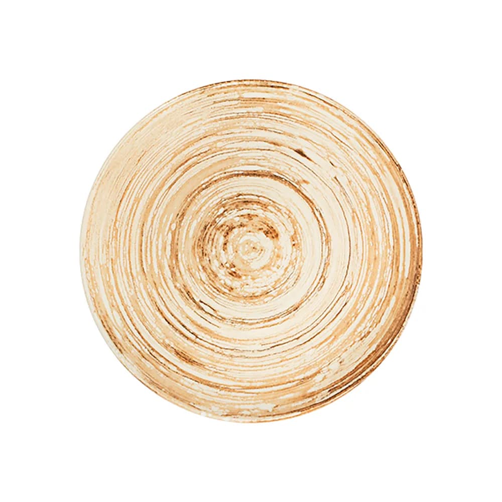 ID Fine Swirl Mustard Tuval Flat Plate 25 cm