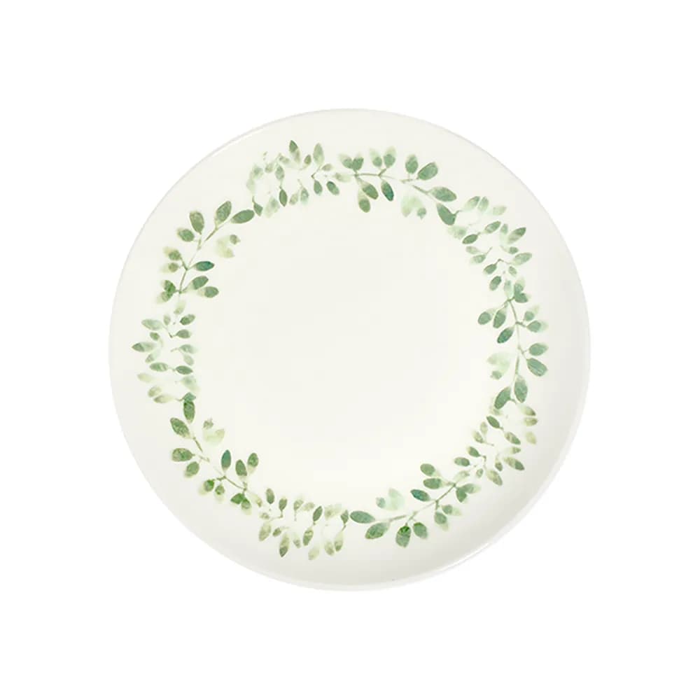 ID Fine Garden Green Tuval Flat Plate 25 cm