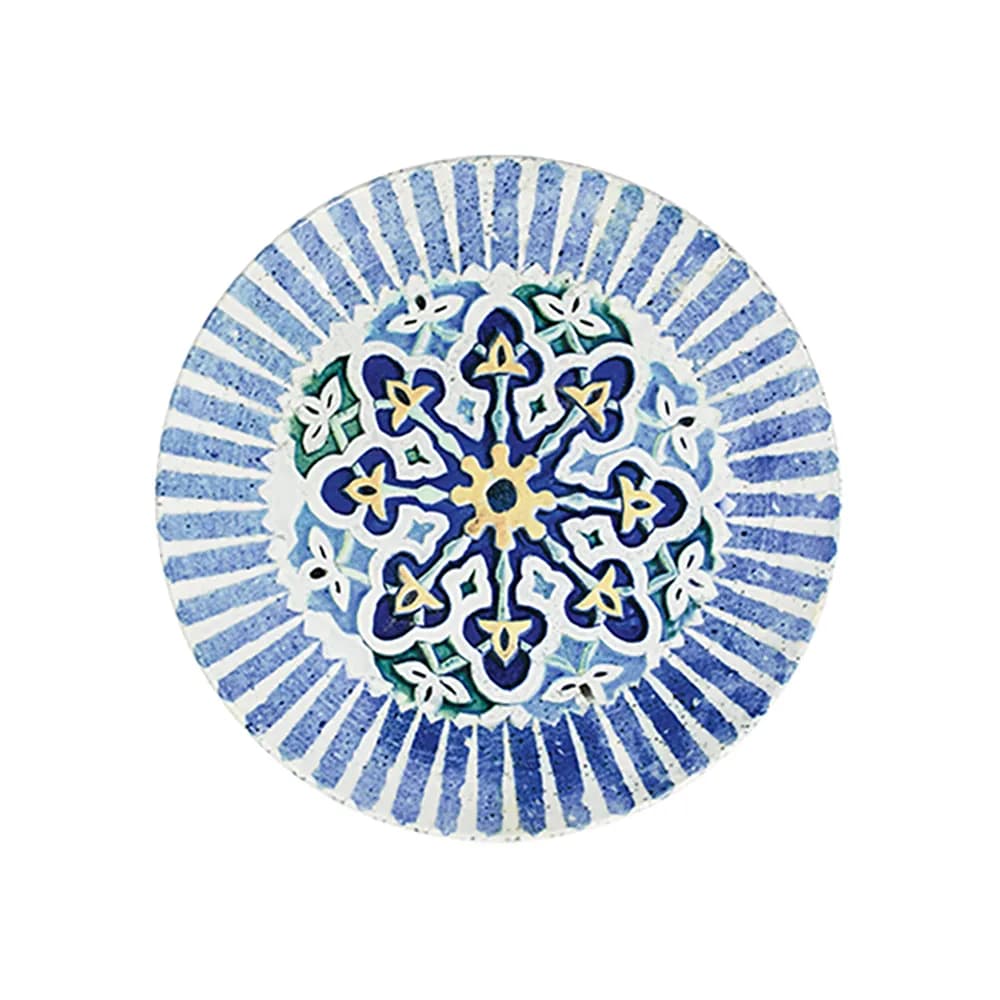 ID Fine Cordoba Blue Tuval Flat Plate 25 cm