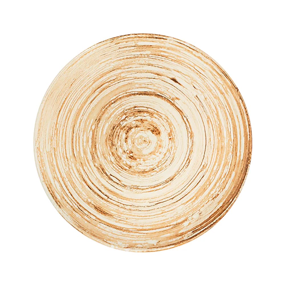 ID Fine Swirl Mustard Tuval Flat Plate 28 cm