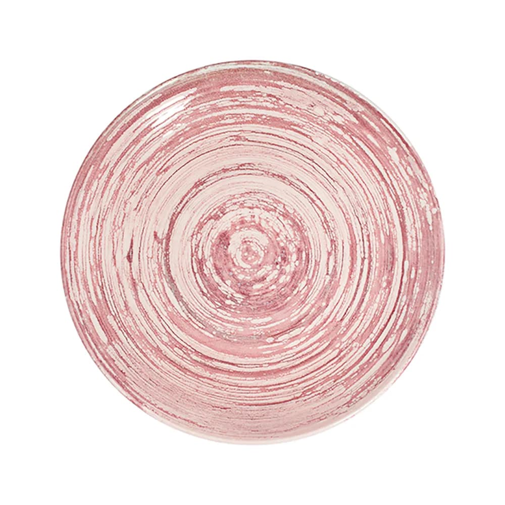 ID Fine Swirl Pink Tuval Flat Plate 28 cm