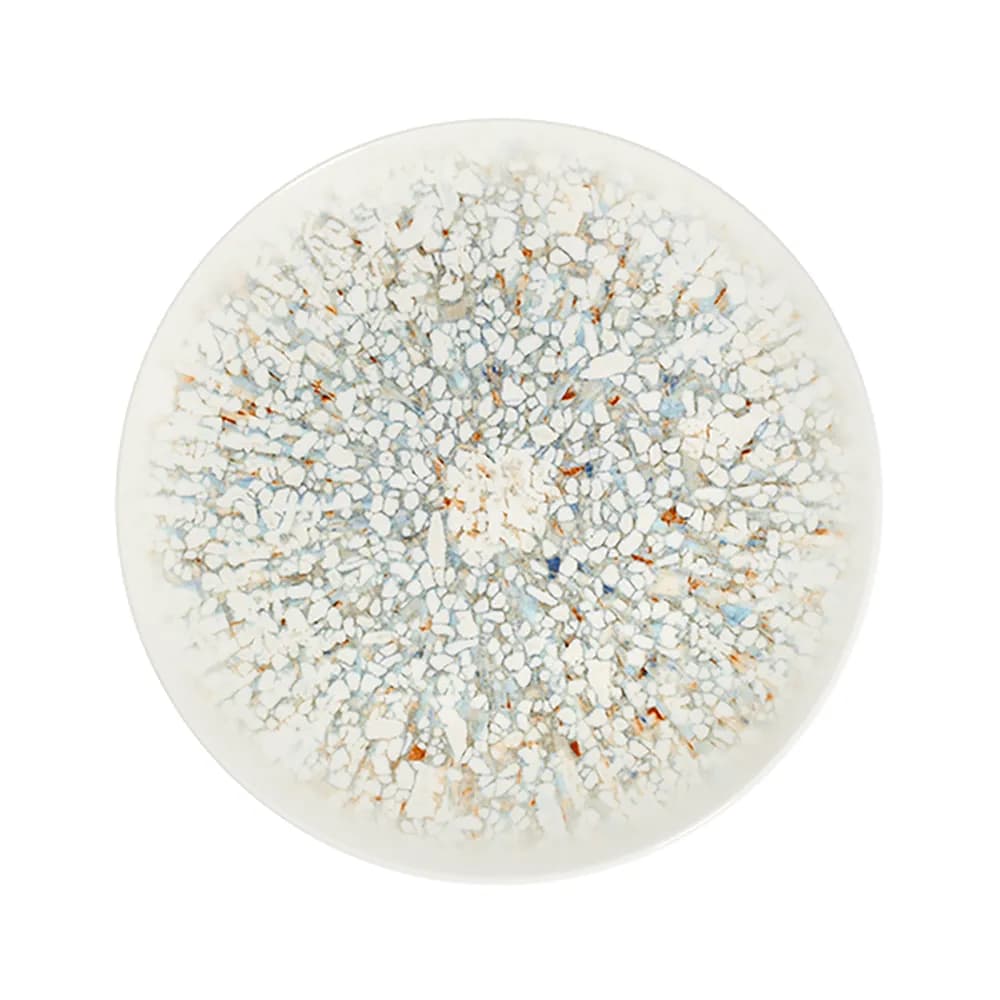 ID Fine Mosaic Turquoise Tuval Flat Plate 28 cm