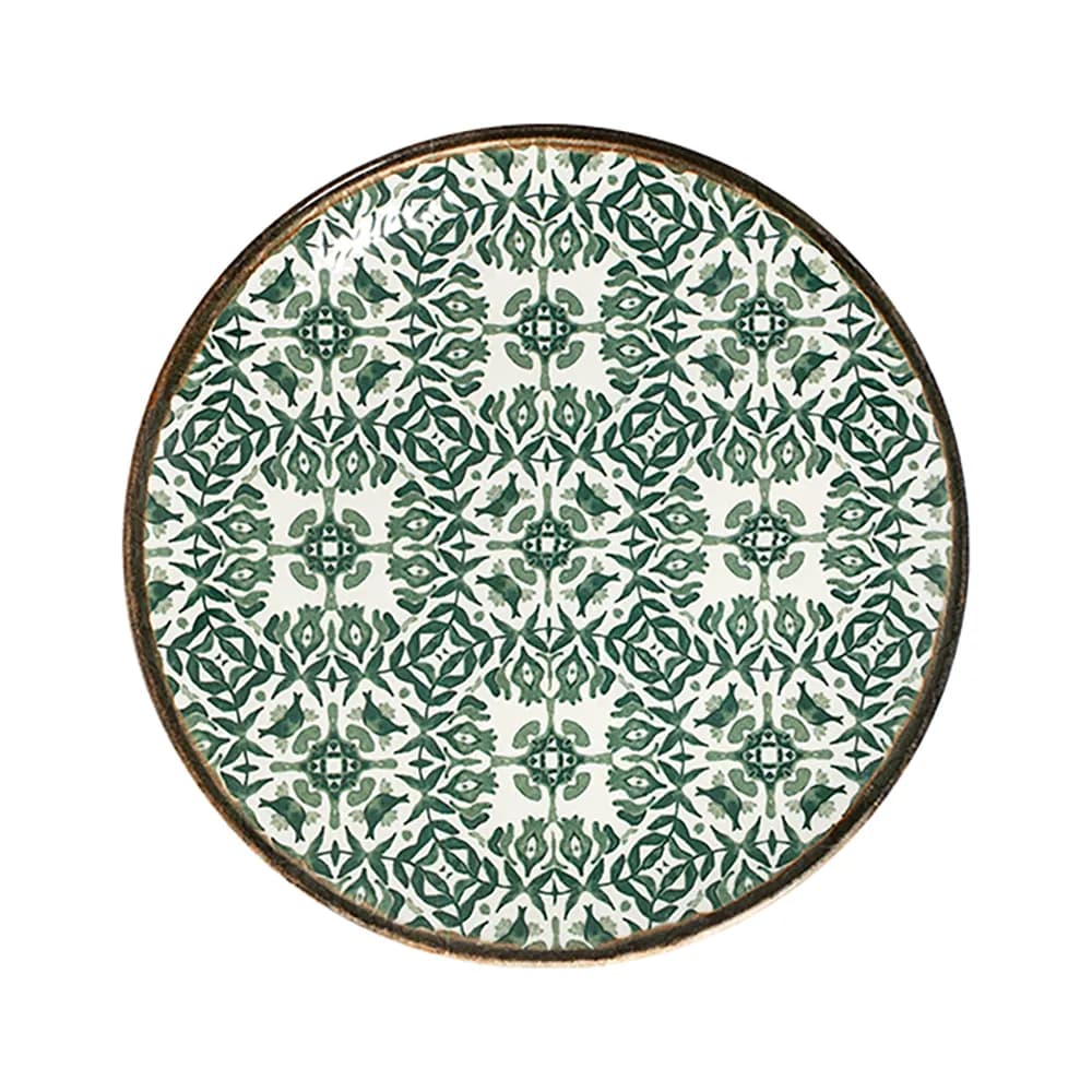 ID Fine Seville Green Tuval Flat Plate 28 cm