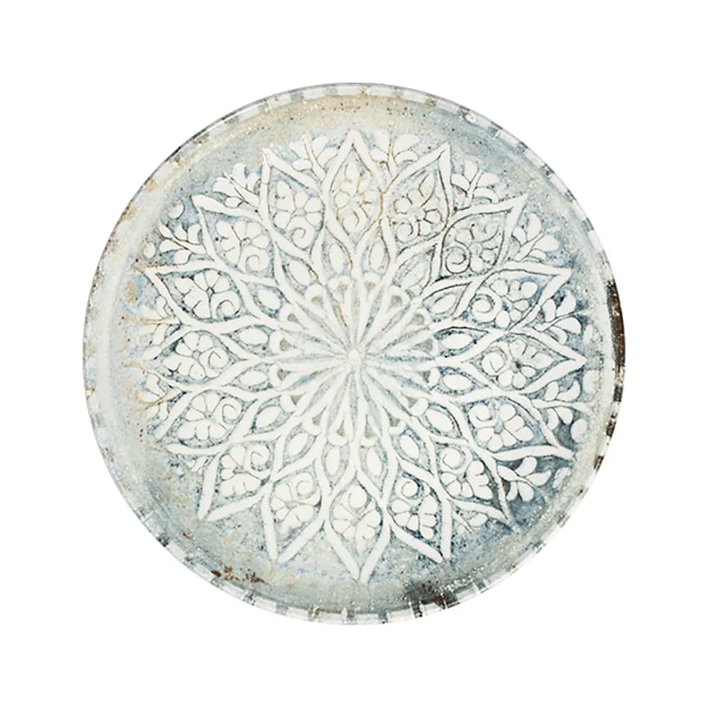 ID Fine Granada Grey Tuval Flat Plate 28 cm