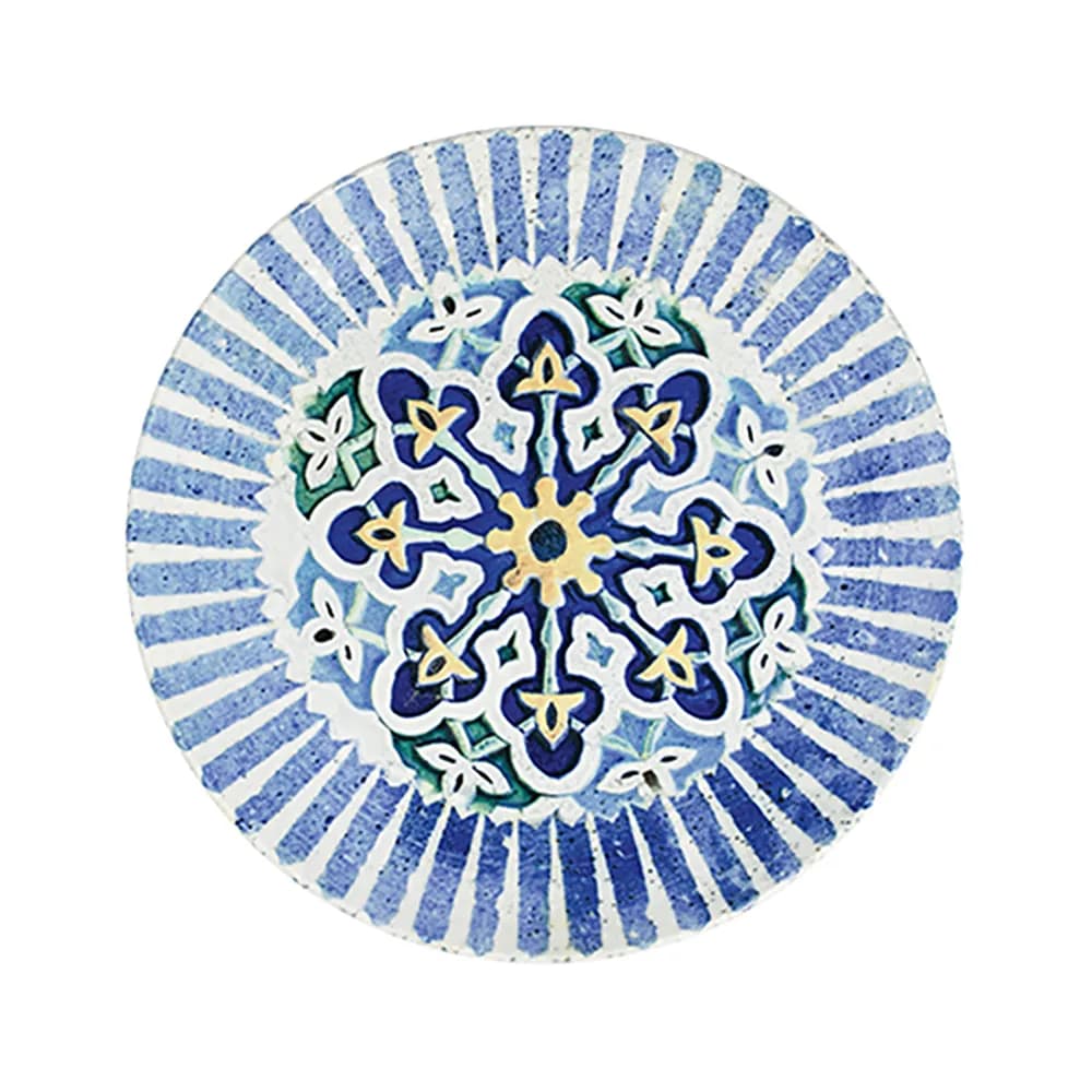 ID Fine Cordoba Blue Tuval Flat Plate 28 cm