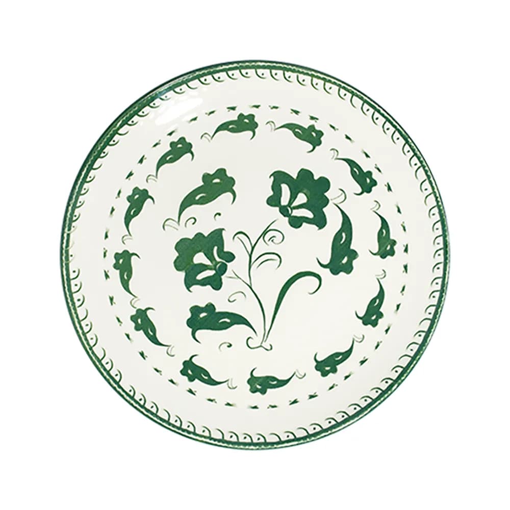 ID Fine Eden Green Tuval Flat Plate 28 cm