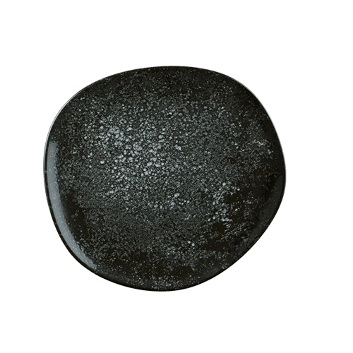 Bonna Cosmos Black Vago Flat Plate 29 cm 29 cm porcelain tableware