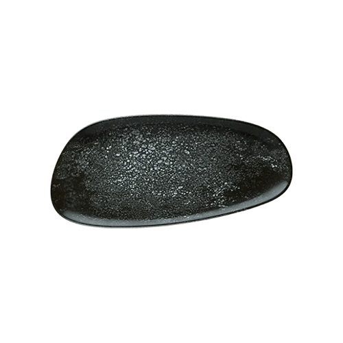 Bonna Cosmos Black Vago Rectangular Plate 36 cm 36 cm porcelain tableware