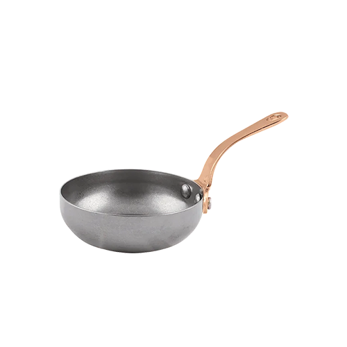 Bonna Antique Mini Bytes fry Pan - with long Brass handle-8.25 x 2.50 cm 120 ml 8.2 cm porcelain tableware