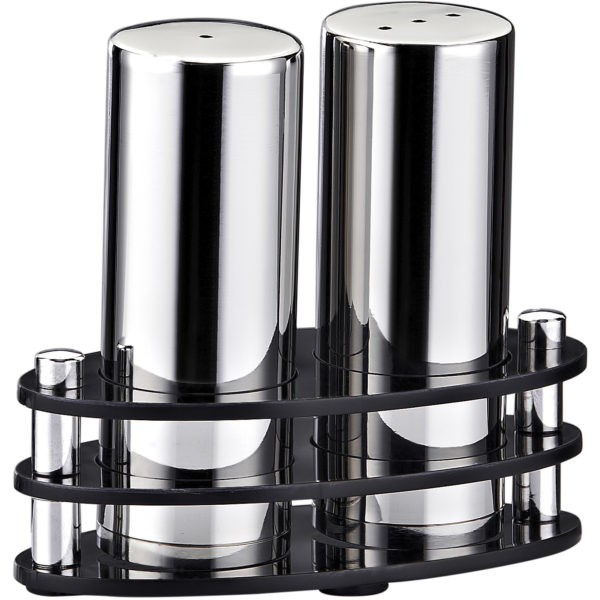 Groovy Double Ellipse Salt Shaker Set Glossy&Matte GRV-08
