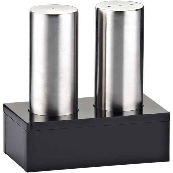 Groovy Double Closed Salt Shaker Set Glossy & Matt GRV-10-K