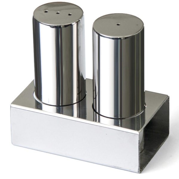 Groovy Double Round Thick Salt Shaker Set Matte-Glossy GRV-104