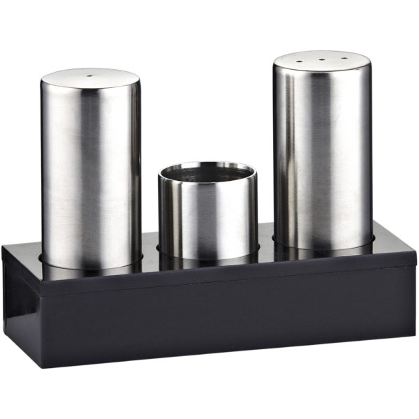Groovy Triple Salt Shaker Set Thin Model Glossy GRV-06K-İ