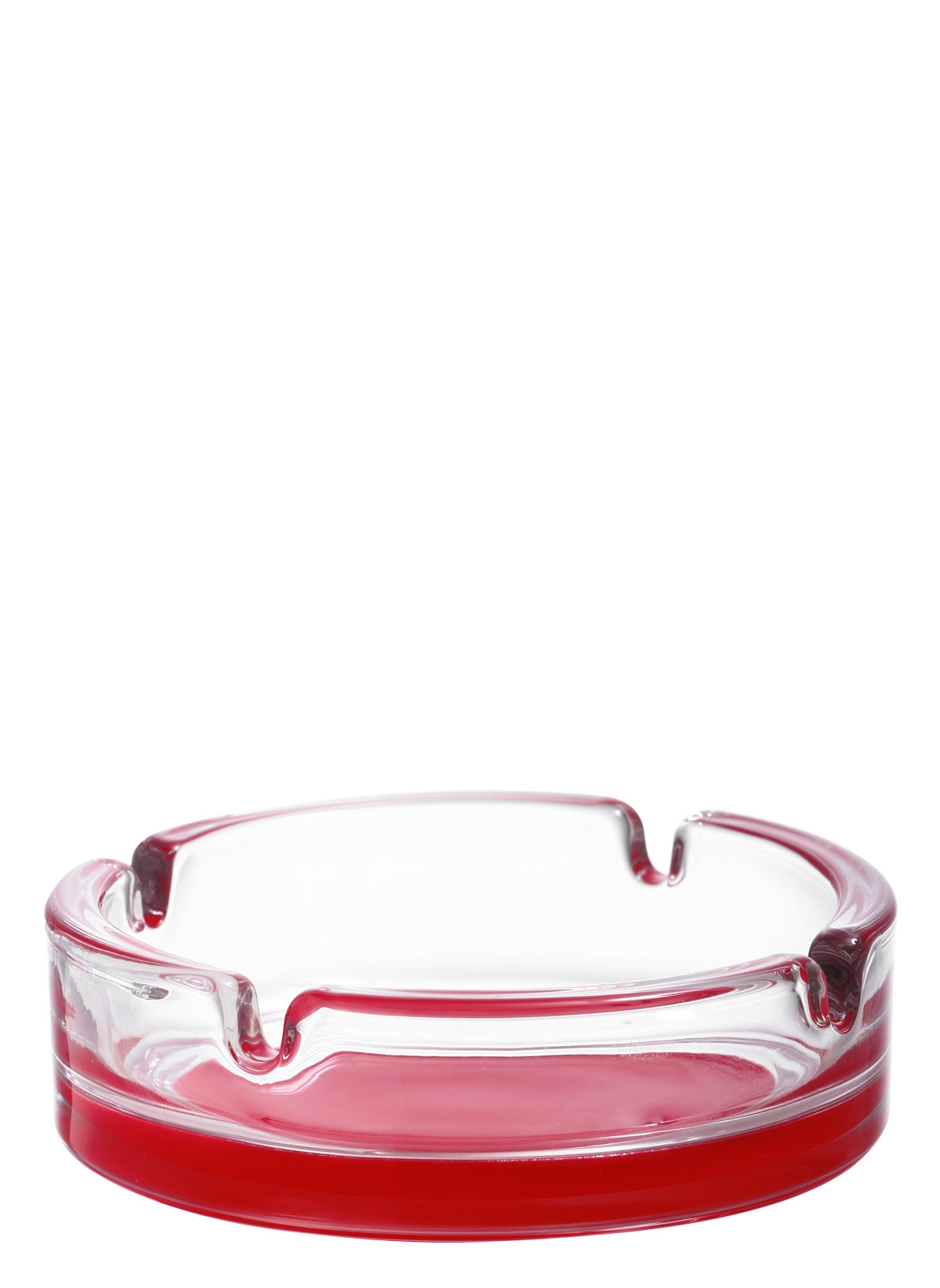 Lav Keyif Red Based Glass Ashtray (Set of 2)