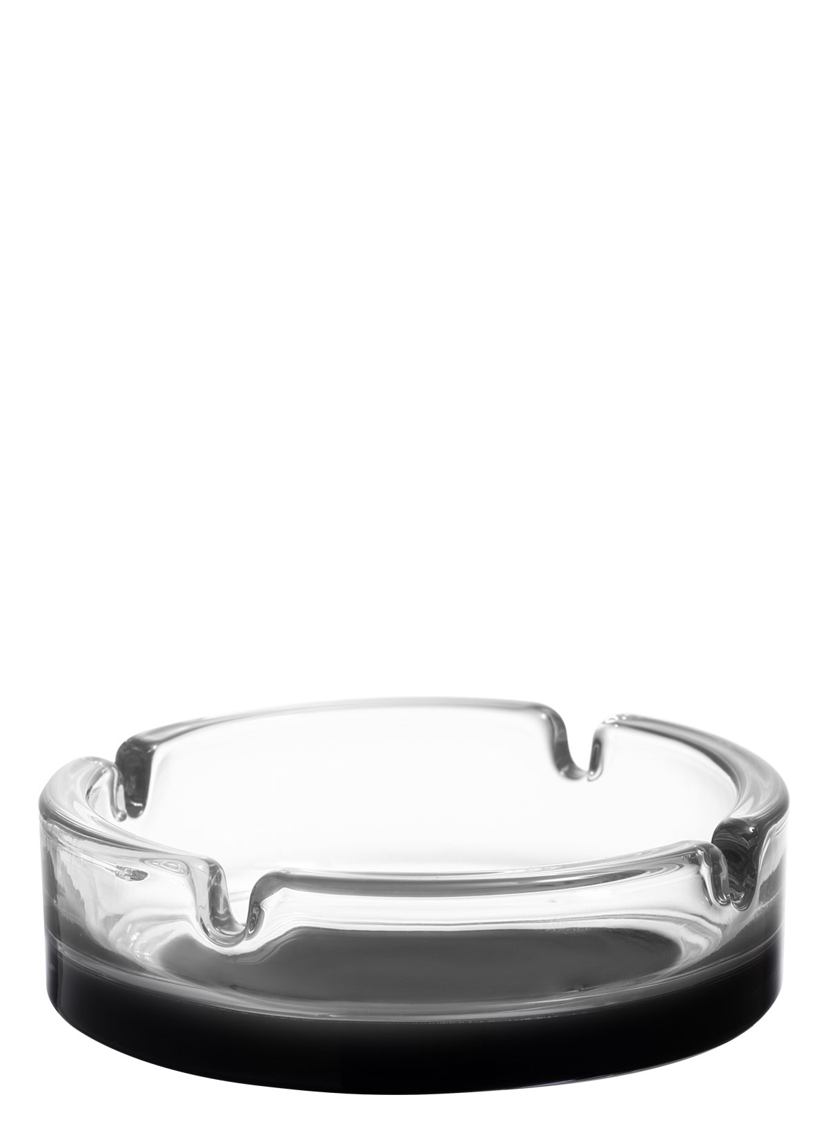 Lav Keyif Black Based Glass Ashtray (Set of 2)