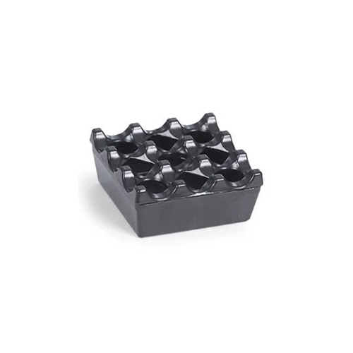 Kapp Square Cast Iron Ashtray - Black