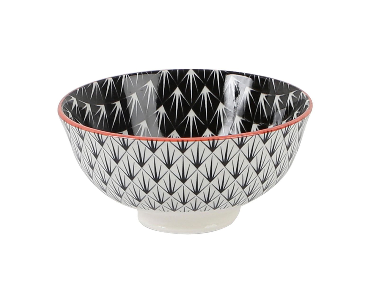 Porland Mix&Match Black Bowl 12cm - Styled