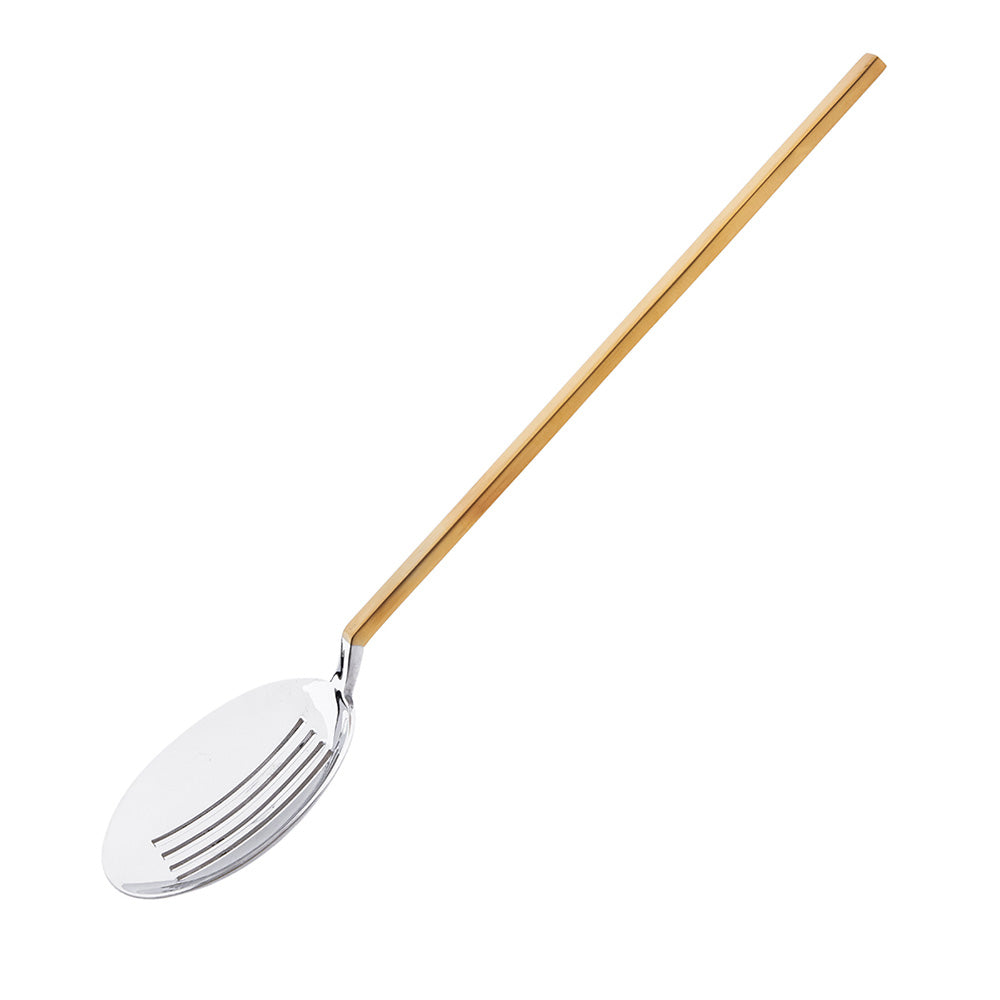 Jumbo 9100 5 Piece Matte Gold Serving Set - Styled