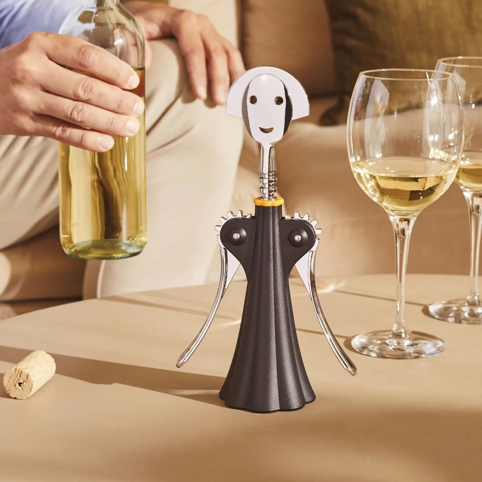 Alessi Anna G. Corkscrew (Black) - Styled