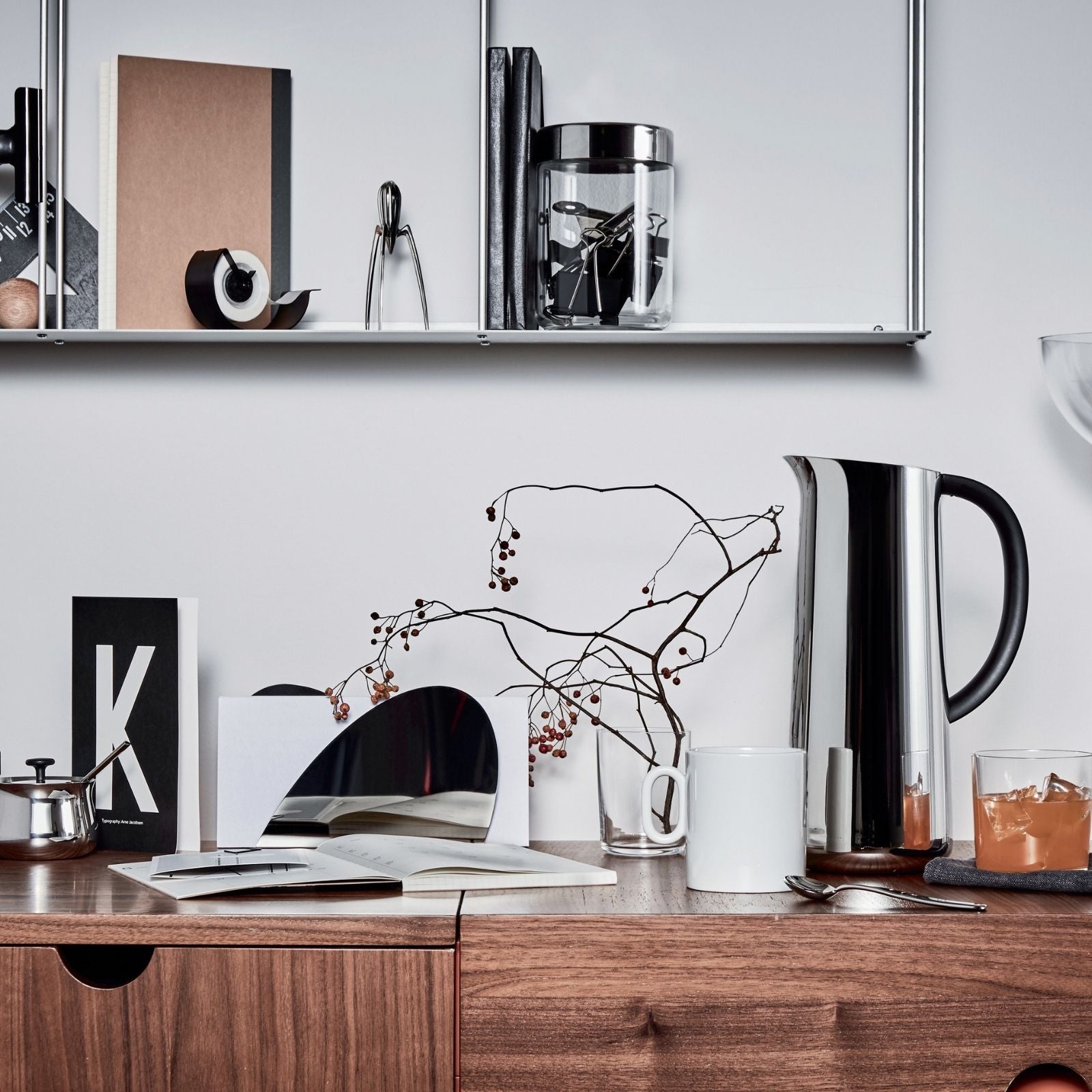 Alessi Nomu Double Walled Jug 1 Liter - Styled