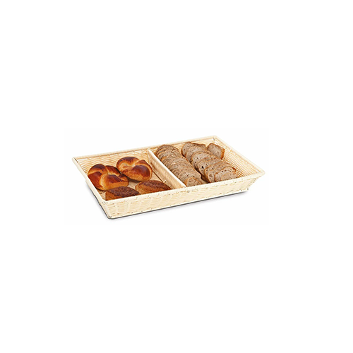 Kapp Rattan Partitioned Bread Basket