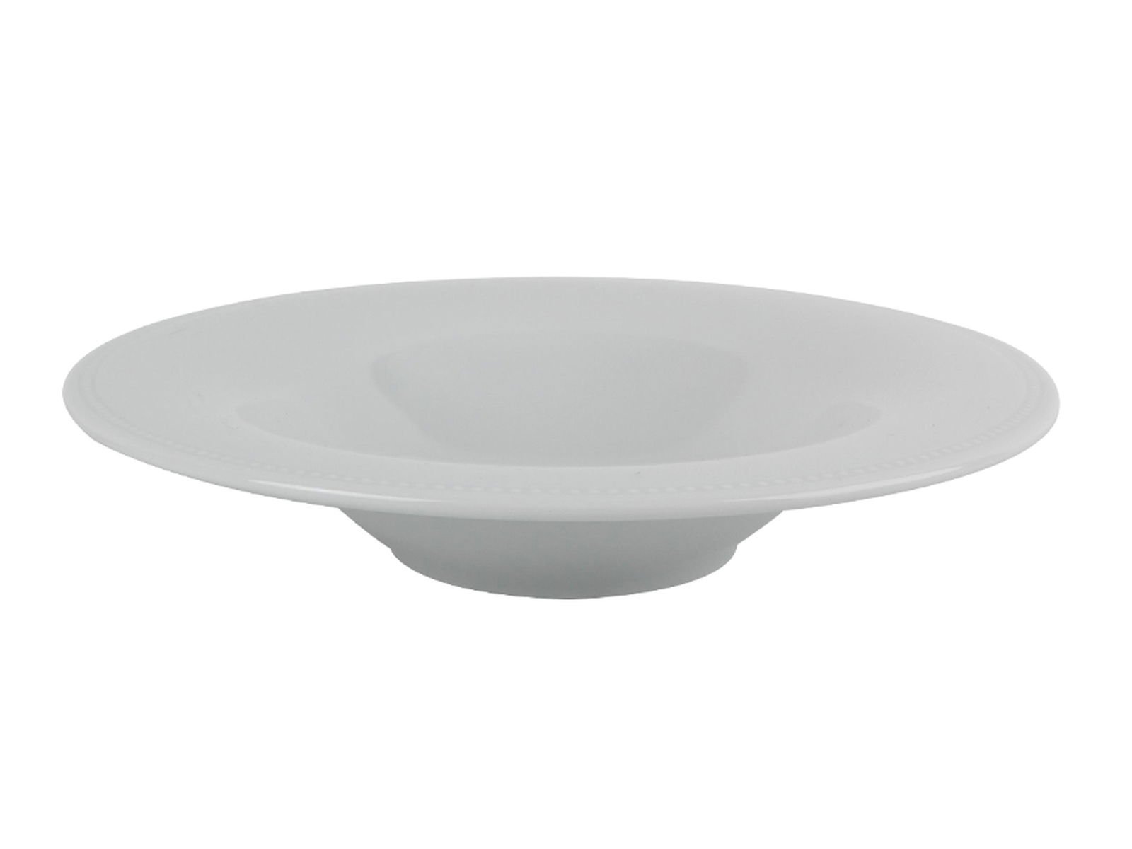 Porland Collet White Pattern2 Deep Plate 27cm 6 Pieces