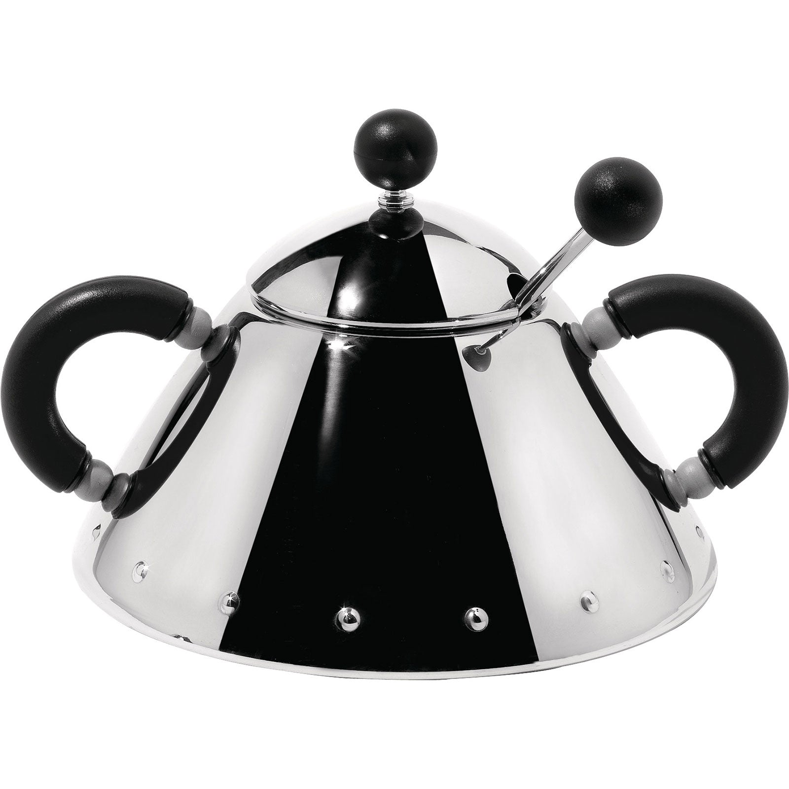 Alessi Black Sugar Bowl 200 ml - Styled