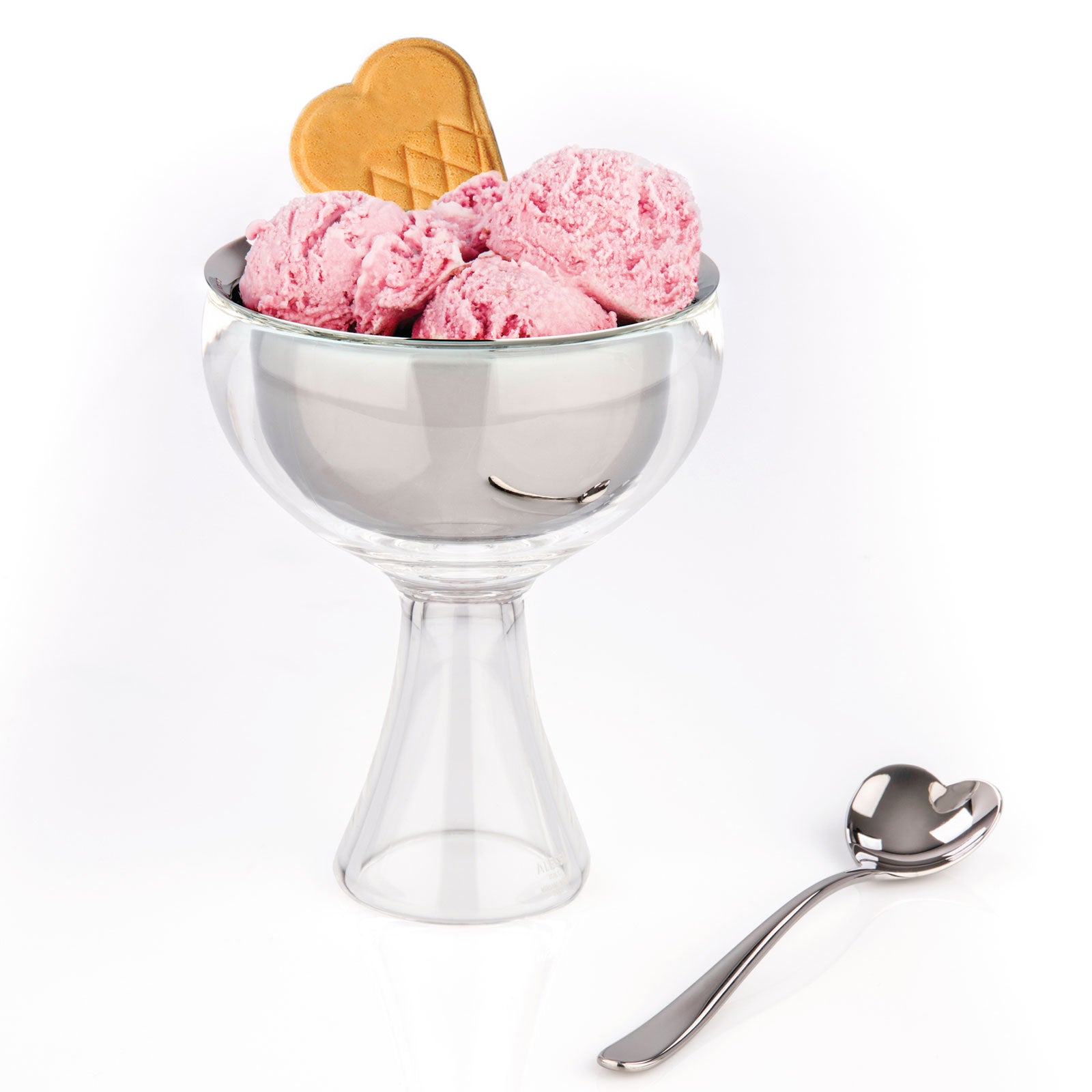 Alessi Big Love Transparent Ice Cream Bowl 250 ml - Styled