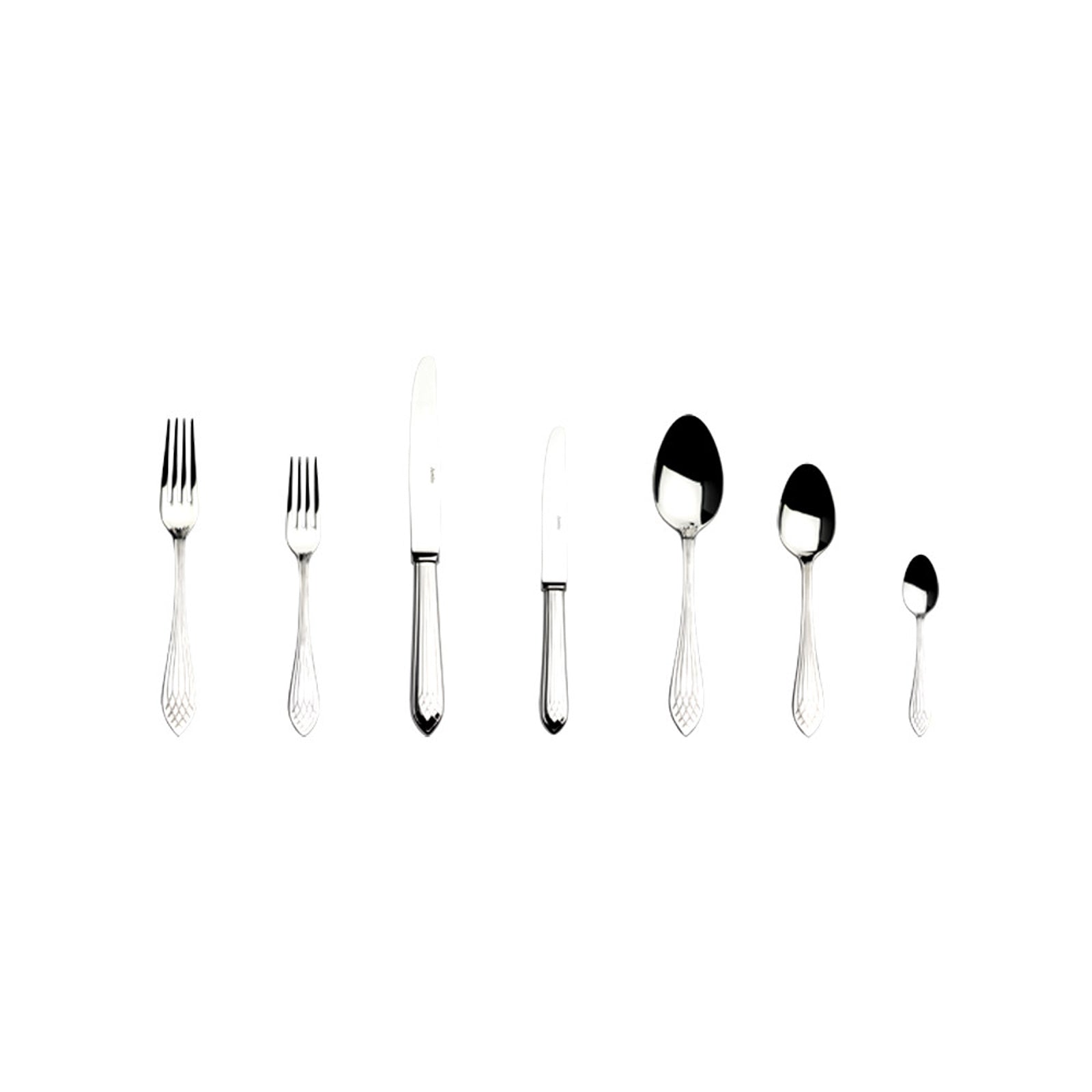 Jumbo 4100 84 Piece Cutlery Set for 12 People - Styled