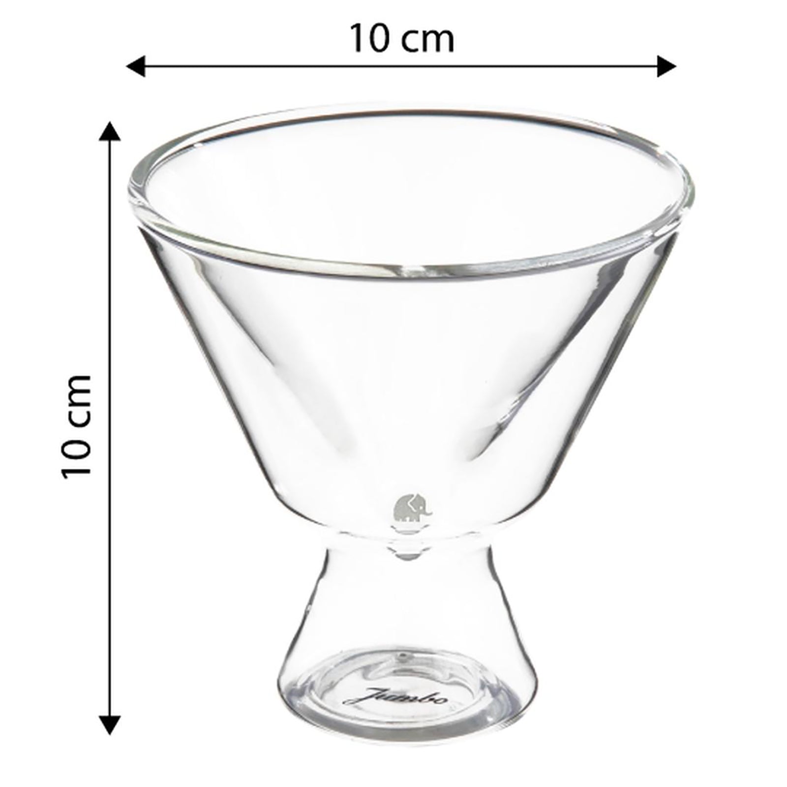 Jumbo Glory 2'li Double Wall Double Walled V Cup 150 ml - Styled