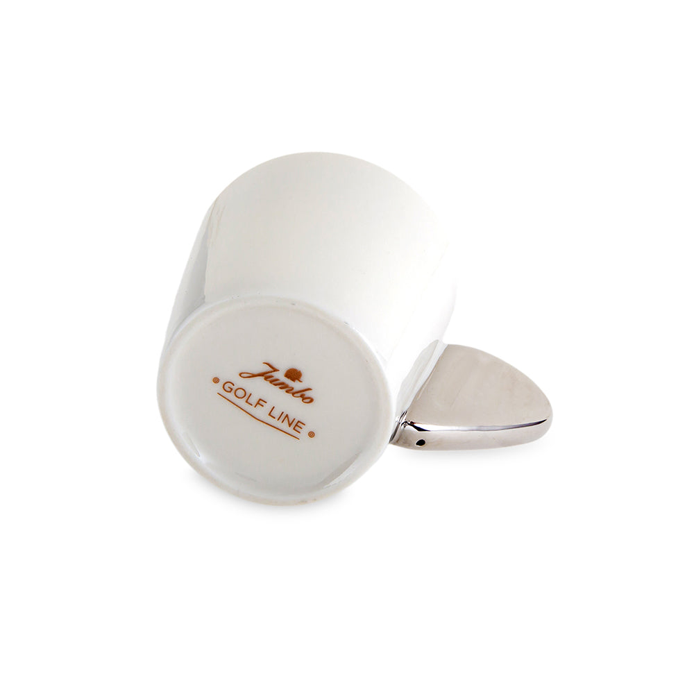Jumbo Golf Line Club Matte White Mug 325 ml - Styled